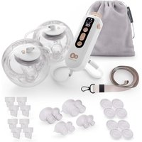 Kinderkraft Doppelmilchpumpe Gentleflow, tragbar