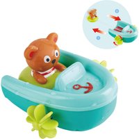 Hape Badespielzeug Schlauchboot mit Rückziehmotor