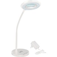 LED-Tischlampe mit Lupe