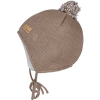 Sterntaler Winter-Strickmütze Bommel