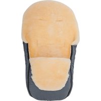 Altabebe Lammfellfußsack Nordkap für Kinderwagen grau