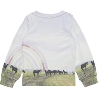 S.Oliver Sweatshirt Pferde Regenbogen