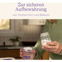 Lansinoh 4er-Pack Babyflaschen für Muttermilch, Weithals, 160 ml