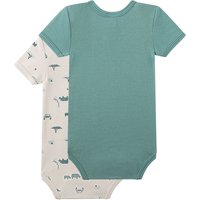 Sanetta 2er-Pack Bodys kurzarm Safari
