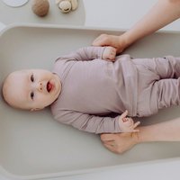Emma & Noah Easy-on Strampler langarm mit Umschlagbündchen
