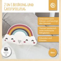 Bieco Beißring Silikon Regenbogen - ab Geburt