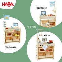 Haba Rollenspiel Studio 3in1 - Kaufladen, Küche & Werkstatt