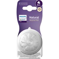 Philips Avent 2er-Pack Natural Response Sauger, Silikon, Stufe 6, ab 6M