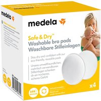 Medela 4er-Pack waschbare Stilleinlagen