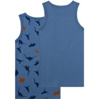 Sanetta 2er-Pack Unterhemden Dinos