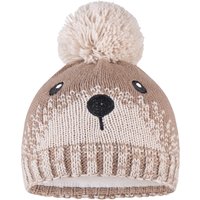 Sterntaler Winter-Strickmütze Bommel Bär