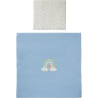 Bornino Home Wende-Bettwäsche Regenbogen 35x40 / 80x80 cm
