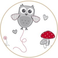 Roba 4-tlg. Bettwäscheset Adam & Eule