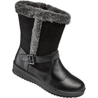 Winter-Kuschel-Stiefel "Sarah", Größe: 37, schwarz