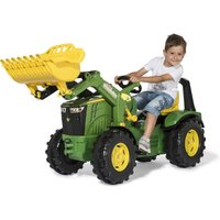 Rolly Toys® Trettraktor rollyX-Trac Premium John Deere 8R mit Frontlader