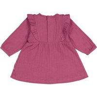 Feetje Kleid langarm Blumen Rüschen Rippqualität
