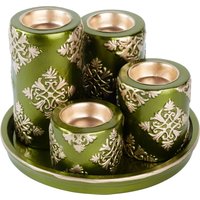 Kerzenteller "Weihnachtstraum", 5-teilig