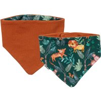 Jacob`S 2er-Pack Dreieckstücher Waffelpiqué Dschungel