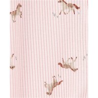 Carter's Schlafoverall mit Fuß Pferde Rippqualität