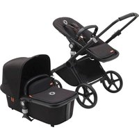 Bugaboo Fox Cub Kombikinderwagen Trio-Set inkl. Fußsack und Getränkehalter schwarz