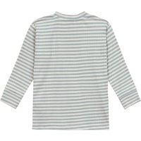 Lässig Shirt langarm Rippqualität Ringel Smiley Little Gang