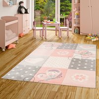 Pergamon Kinder Teppich Maui Kids Karo Herzen