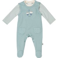 Bornino Cozy Time Strampler-Set 2-tlg. mit Shirt Eule Po-Applikation