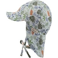 Sterntaler Schirmmütze mit Nackenschutz Blätter