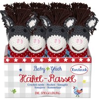 Coppenrath Die Spiegelburg Babyglück Häkel-Rassel Esel