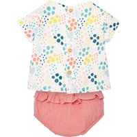 Boboli 2-tlg. Set T-Shirt und Shorts Punkte