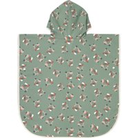 Lässig Wende-Badeponcho Dackel Roller gruen | mehrfarbig