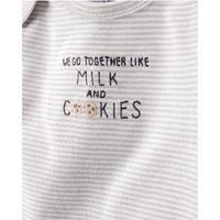 Carter's 3-tlg. Set 2 Bodys kurzarm und Jogginghose Cookies