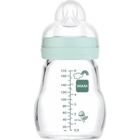 Mam Babyflasche Feel Good matt, Glas, 170 ml, ab 0M