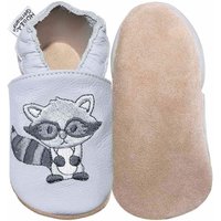 Hobea-Germany Krabbelschuhe Waschbär grau