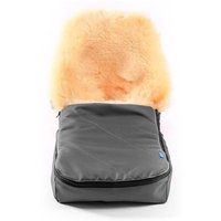 Hofbrucker Babyschale Lammfell-Fußsack Maxi grau