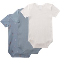 Sanetta 3er-Pack Bodys kurzarm Türme