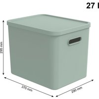 Rotho Babydesign Aufbewahrungsbox KAYO stapelbar 27 l