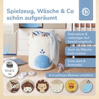 Bieco Wäschekorb Spielzeugkorb Wal