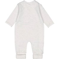 Feetje Overall mit Klappfuß Ringel Giraffe