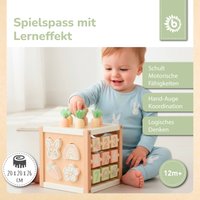 Bieco Motorikwürfel Hase Fine Holz FSC - ab 1 Jahr