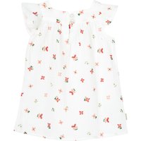 Boboli Musselin-Kleid Flügelarm Blumen