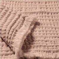 Nordic Coast Company Babydecke Musselin Fransen 80x80cm