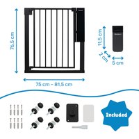 Badabulle Türschutzgitter Safe & Pass mit automatischer Öffnung