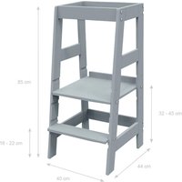 Pinolino Lernturm Fino grau - exklusiv bei uns
