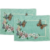 Gobelin-Tischset „Schmetterling“, 2 Stück