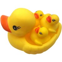 Solini Badespielzeug Entenfamilie Quietsche