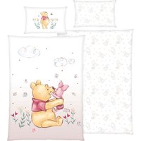Herding Disney Winnie Puuh Renforcé Wende-Bettwäsche 40x60 / 100x135 cm
