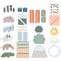 Done By Deer Holzbausteine Set 34 Stück Deer Friends