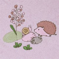 Wörner Kapuzenbadetuch 100x100 cm rosa