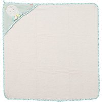 Fehn Kapuzenbadetuch Oktopus Meereskinder 80x80 cm grau